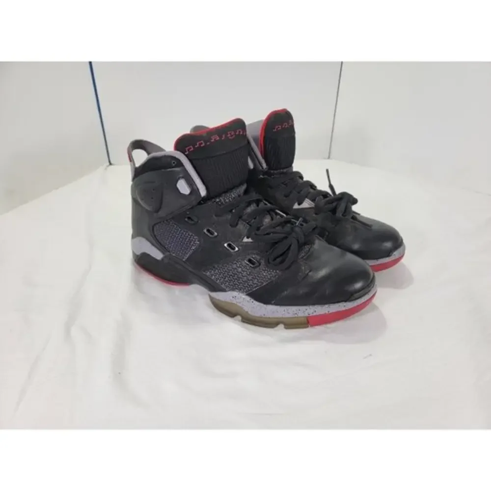 EUC‎ AIR JORDAN BASKETBALL SHOES US 10.5 428817-003 MICHAEL BLACK FIRE RED